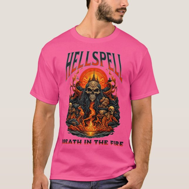 CAMISETA RESPIRACIÓN DE INFIERNO (Anverso)