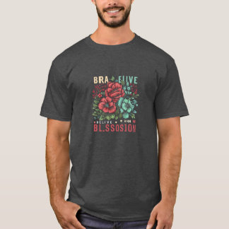 Camiseta Respirar, creer, florecer