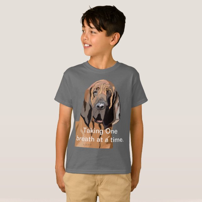 Camiseta Respirar De Una A Otra Sangre (Anverso completo)