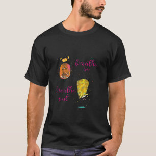 Camiseta Respirar en la respiración Perro Yoga Cute Perros