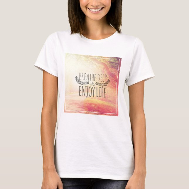 Camiseta Respirar en profundidad (Anverso)