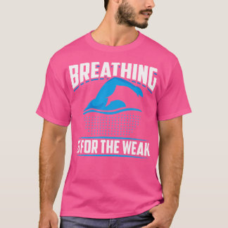 Camiseta Respirar Es Por La Débil Graciosa Fatleta Atleta S