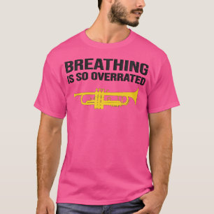 Camiseta Respirar es una tontería divertida de la banda de 