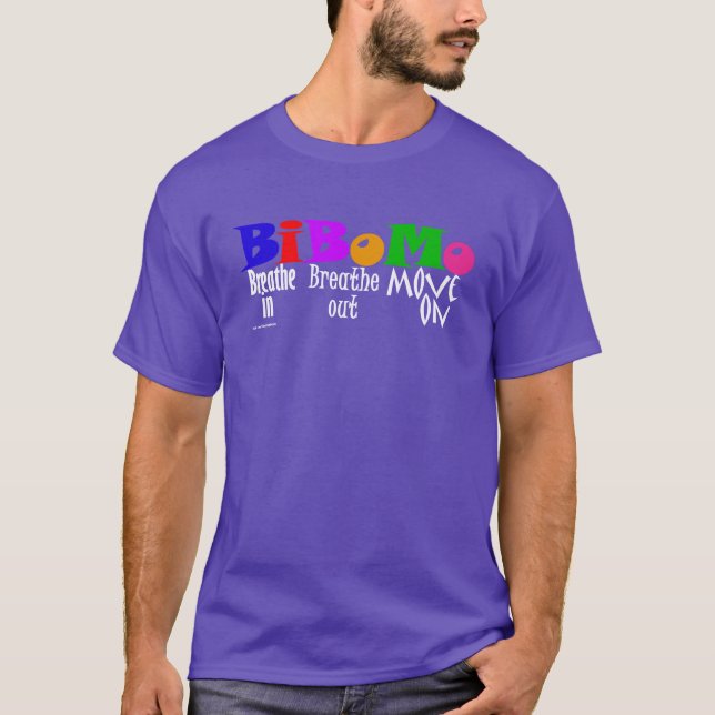 Camiseta Respire adentro, respire hacia fuera, mueva (Anverso)