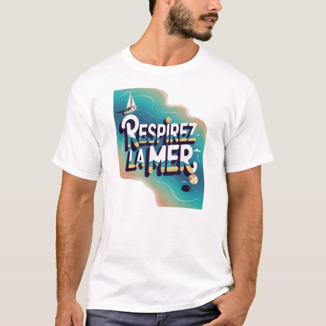 Camiseta Respirey la mer (Anverso)