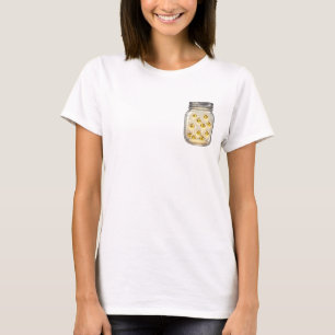 Camiseta Resplandor Capturado: Luciérnagas Sonrientes
