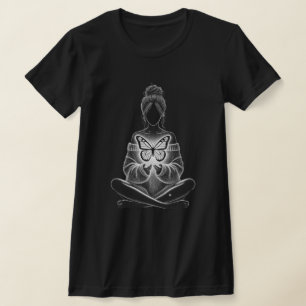Camiseta Resplandor cardíaco y serenidad de la mariposa