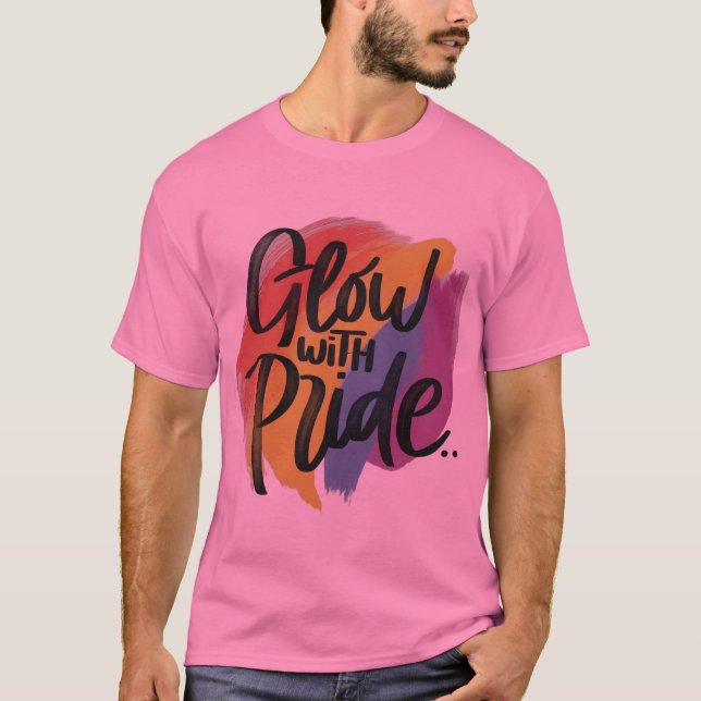 Camiseta Resplandor con orgullo (Anverso)