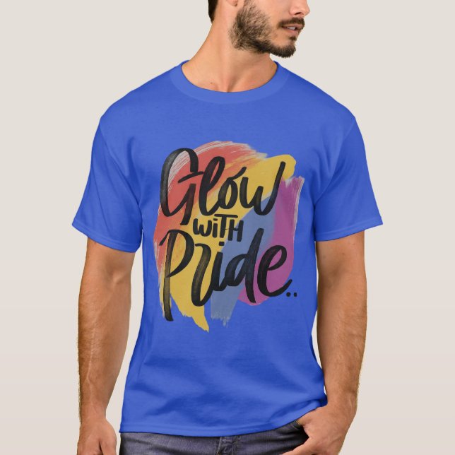 Camiseta Resplandor con orgullo (Anverso)
