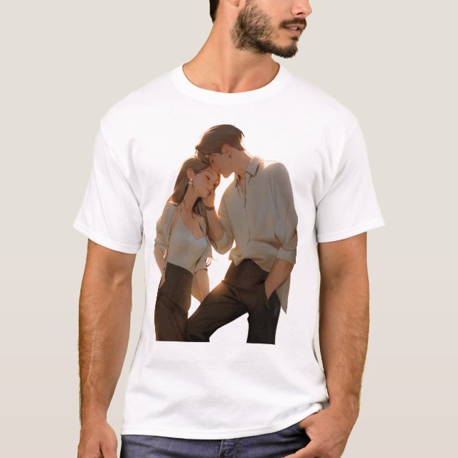 Camiseta Resplandor de Amor Eterno (Anverso)