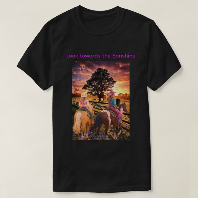 Camiseta Resplandor de sol (Diseño del anverso)
