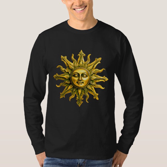Camiseta "Resplandor Dorado Celestial" El Sol (Anverso)