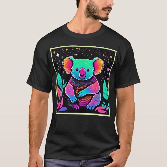 Camiseta Resplandor en el oscuro Koala (Anverso)