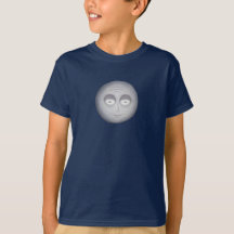 Resplandor sonriente de la luna de dibujos animado