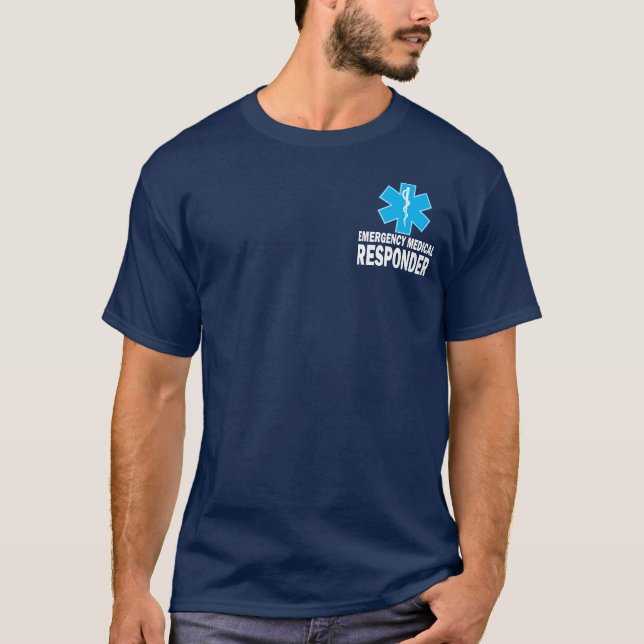Camiseta Respondedor médico de la emergencia (Anverso)