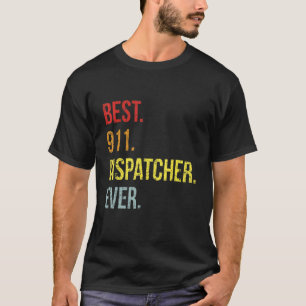 Camiseta Respondedor Retro Vintage Mejor 911 Dispatcher