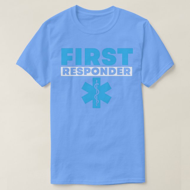 Camiseta Responder primero (Diseño del anverso)