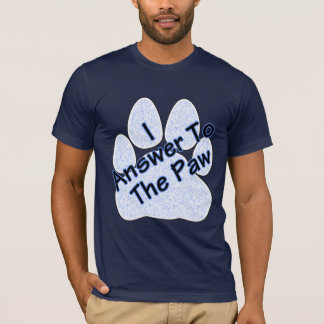 Camiseta Respondo a la pata en el tee de los hombres de la