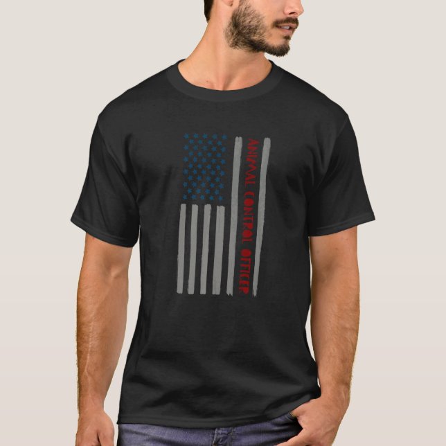 Camiseta Responsable de control de animales Bienestar anima (Anverso)