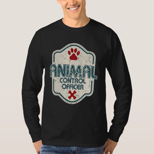 Camiseta Responsable de control de animales Bienestar anima (Anverso)