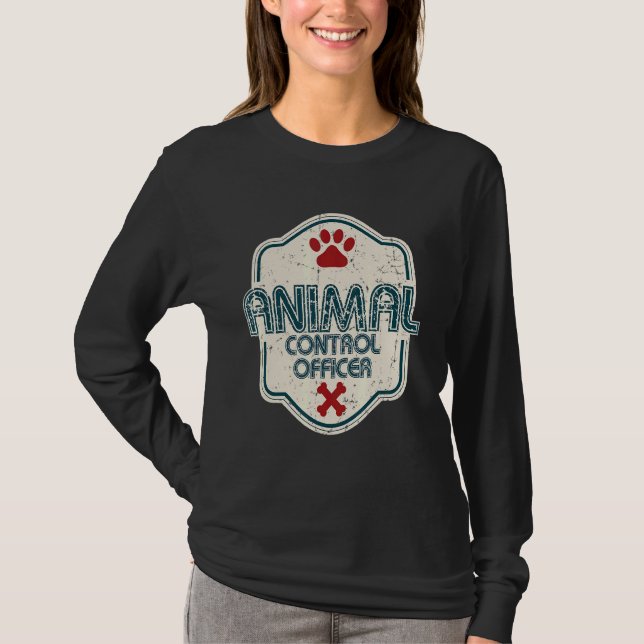 Camiseta Responsable de control de animales Bienestar anima (Anverso)