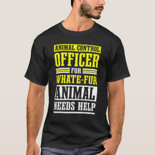 Camiseta Responsable de control de animales Seguridad públi