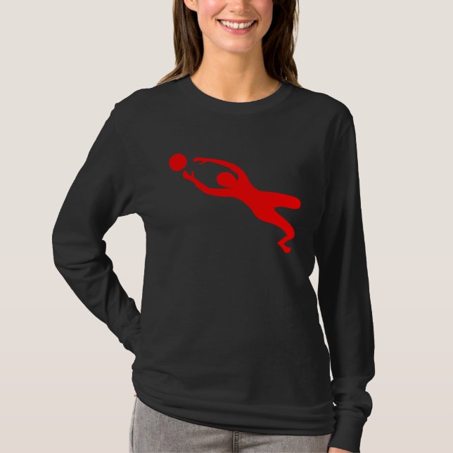 Camiseta Responsable de la búsqueda - Rojo (Anverso)