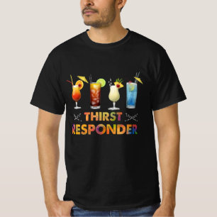 Camiseta Responsable de la Respuesta a la Sed Funny Bartend