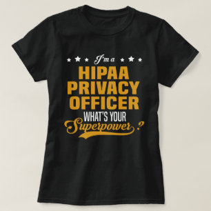 Camiseta Responsable de privacidad de HIPAA