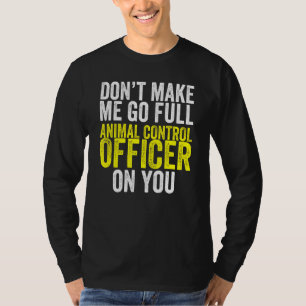 Camiseta Responsable de rescate de control animal Perro pro