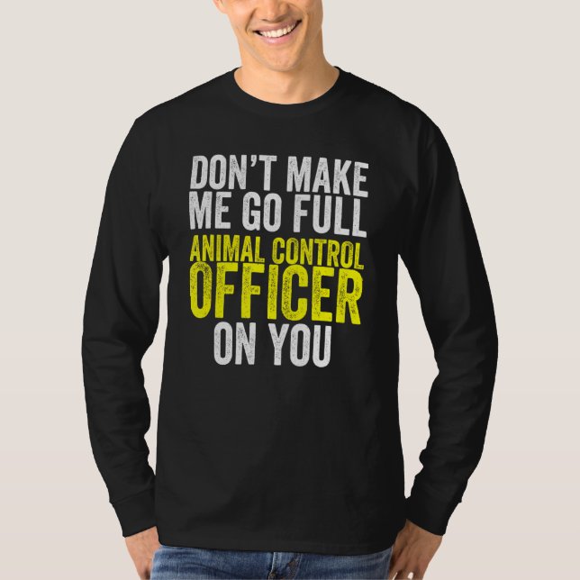 Camiseta Responsable de rescate de control animal Perro pro (Anverso)