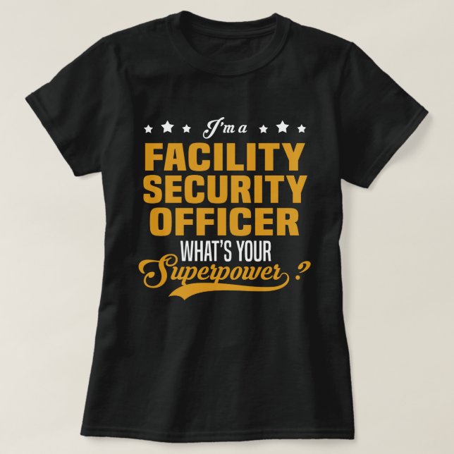 Camiseta Responsable de seguridad de instalaciones (Diseño del anverso)