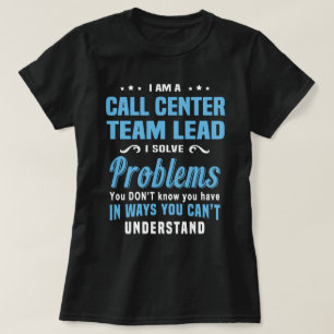 Camiseta Responsable del equipo del Centro de llamadas