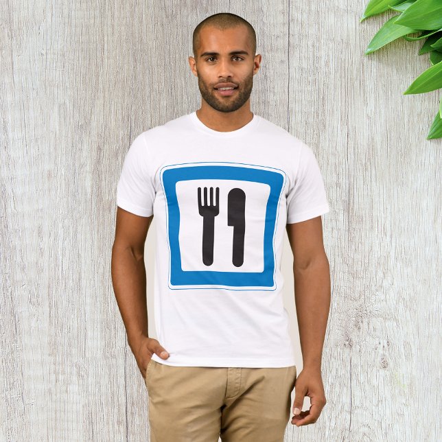 Camiseta Rest Stop Rótulo Mens T-Shirt (Subido por el creador)