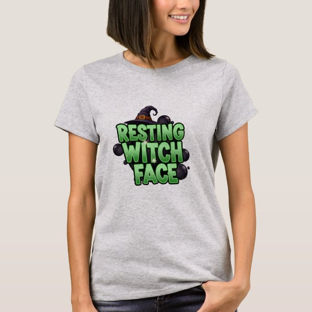 Camiseta Rest Witch Face Tee (Anverso)