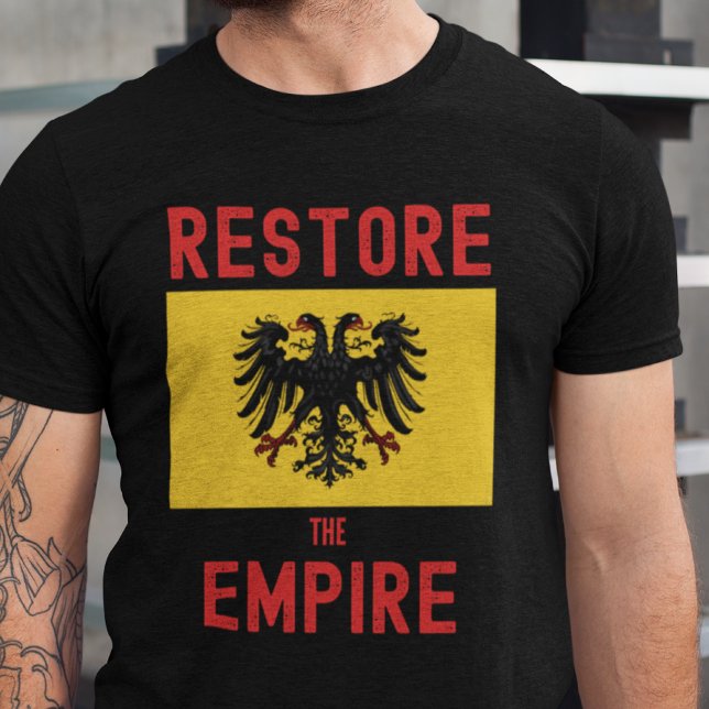 Camiseta Restablecer al monarquista católico del Imperio Te (Subido por el creador)