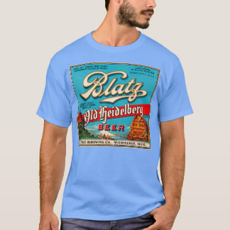 Camiseta Restablecimiento de la etiqueta de cerveza de époc