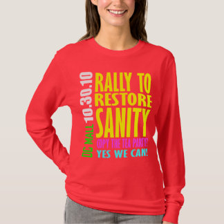 Camiseta Restablecimiento Sannity - 10.30.10