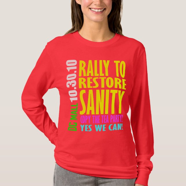 Camiseta Restablecimiento Sannity - 10.30.10 (Anverso)