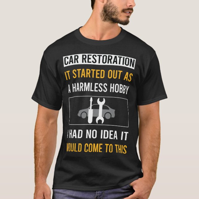 Camiseta Restauración de coches sin Hobby (Anverso)