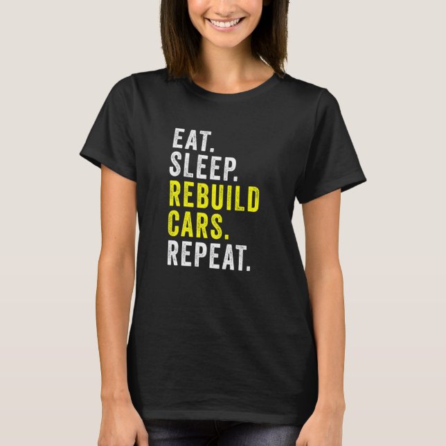 Camiseta Restauración del automóvil Coche Tuning Garage Car (Anverso)
