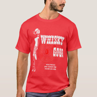 Camiseta Restauración Digital de Póster Vintage de Whisky A