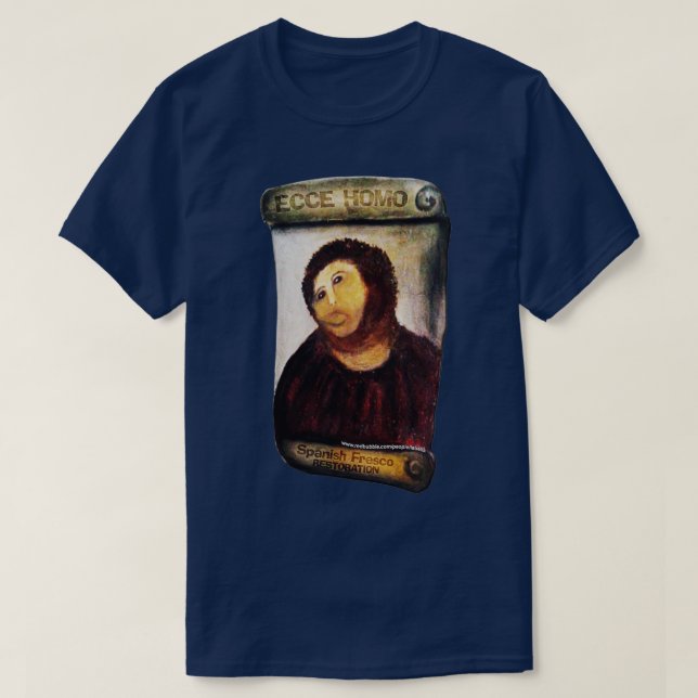 Camiseta Restauración Ecce Homo (Diseño del anverso)