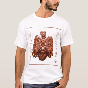Camiseta Restaurada del Halcón de Peoria de Cobre 