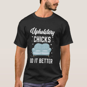 Camiseta Restaurador de Muebles Acolchado Restaurador de Ta