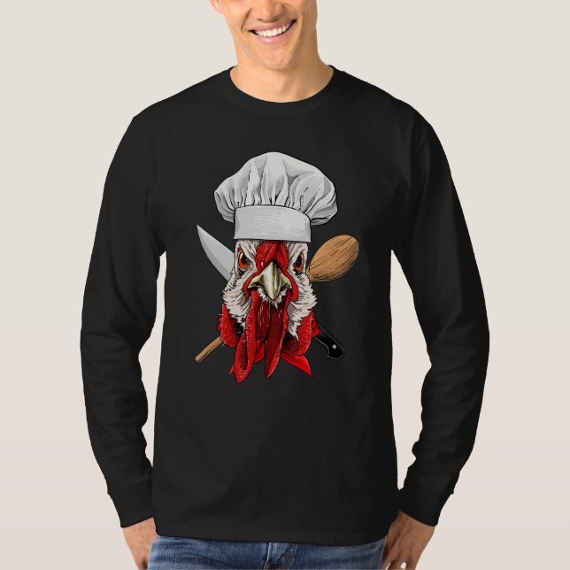 Camiseta Restaurant Chicken Chef Kitchen Cook Culinary Chic (Anverso)