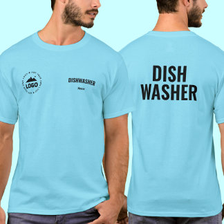 Camiseta Restaurant Dishwasher Uniform T-Shirt Personalized