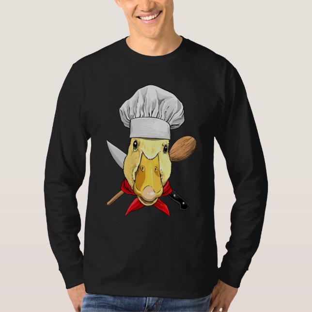 Camiseta Restaurant Duck Chef Kitchen Cook Culinary Cooking (Anverso)