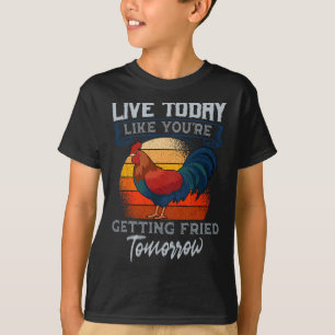 Camiseta Restaurante Amante de la Comida de Pollo Frito Che