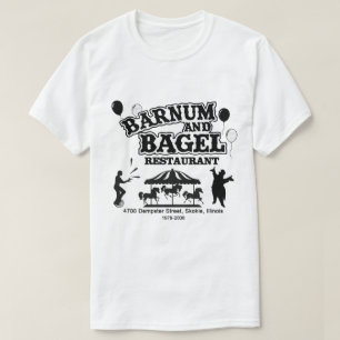 Camiseta Restaurante Barnum y Bagel, Skokie, Illinois